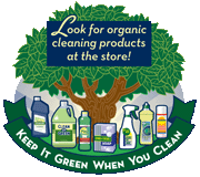 Organic Household Products placard